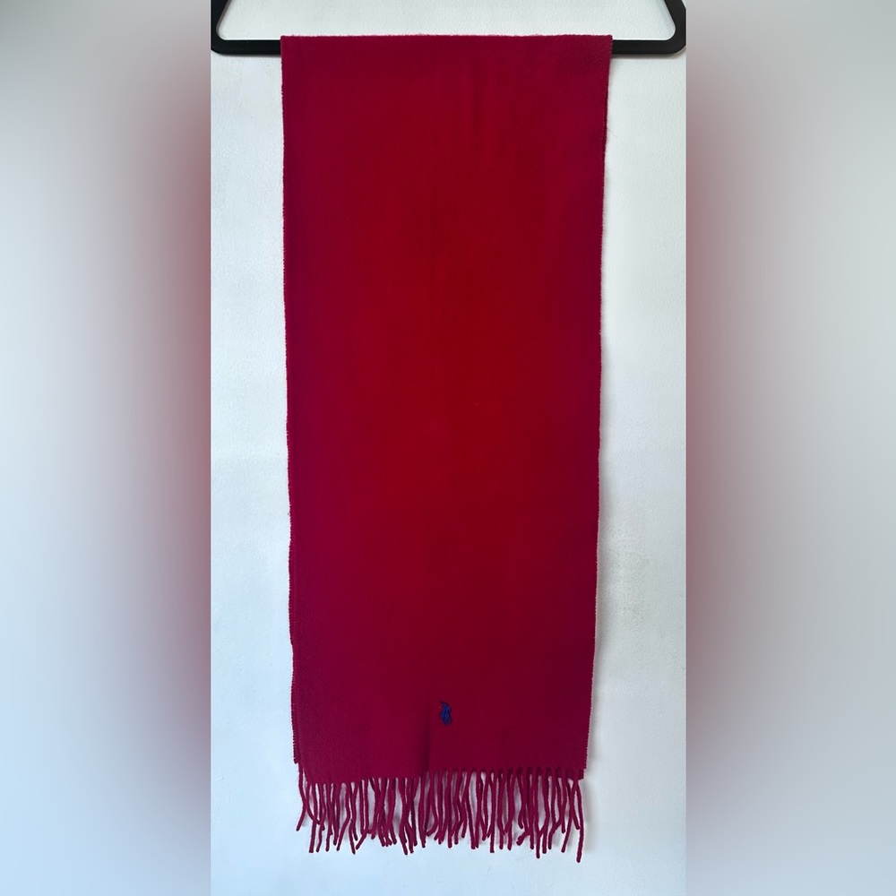 Polo - Ralph Lauren - Lambs Wool Scarf - 56” with 3” tassels